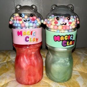 Slime Shimmer with Rainbow Foam Add Ins Set of 2